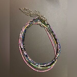 Pack of 7 Multicolor Beaded Necklace